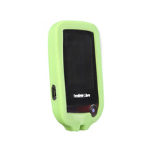 Freestyle Libre 1/2 Protective Silicone Gel Cover - Green Gloskynz - GLOWS IN THE DARK!
