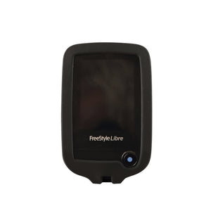 Freestyle Libre 1/2 Protective Silicone Gel Cover - Black Libre Skynz
