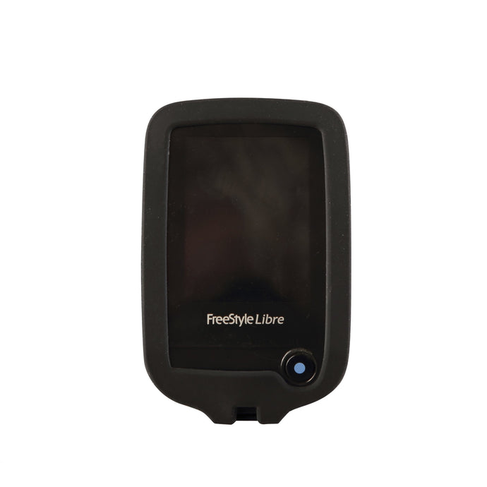 Freestyle Libre 1/2 Protective Silicone Gel Cover - Black Libre Skynz