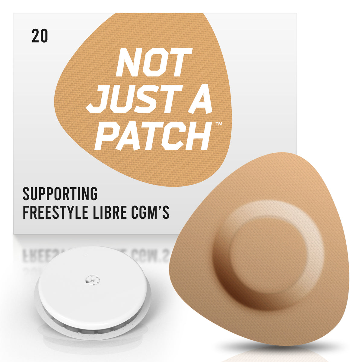 Not Just a Patch - Freestyle Libre 2 or 3 - 20 Pack - Many Colours Available