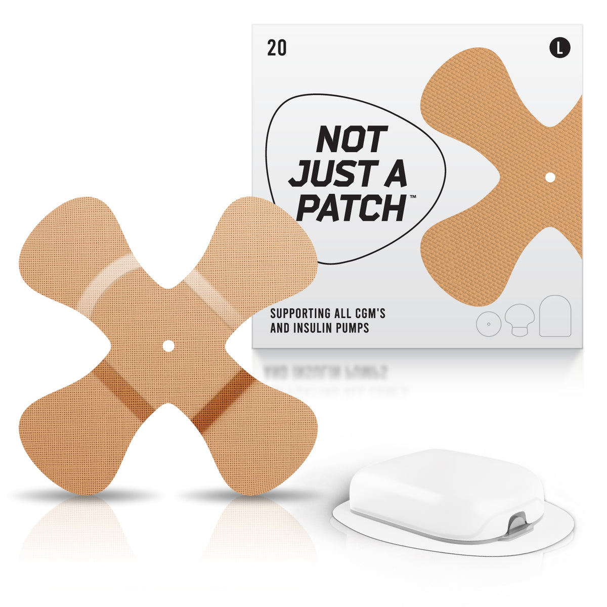 Not Just a Patch X-Patch - Omnipod - 20 Pack - Many Colours Available