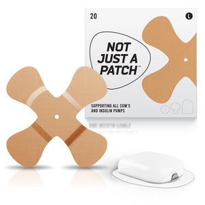 Not Just a Patch X-Patch - Omnipod - 20 Pack - Many Colours Available