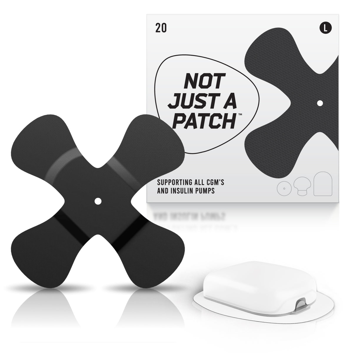 Not Just a Patch X-Patch - Omnipod - 20 Pack - Many Colours Available