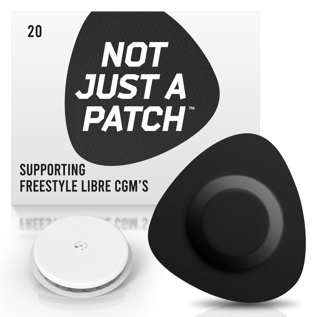 Not Just a Patch - Freestyle Libre 2 or 3 - 20 Pack - Many Colours Available