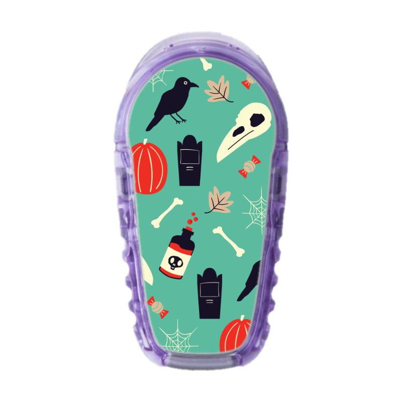 Dexcom G6/One Sensor Sticker (Skulls &amp; Potions)