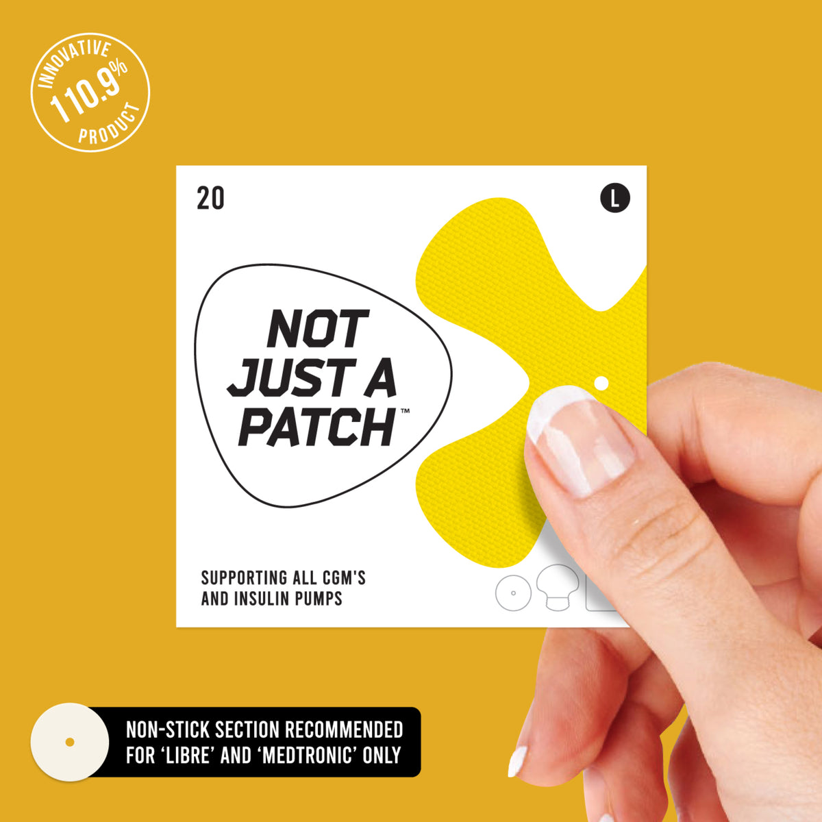 Not Just a Patch X-Patch - Freestyle Libre 2 - 20 Pack - Many Colours Available