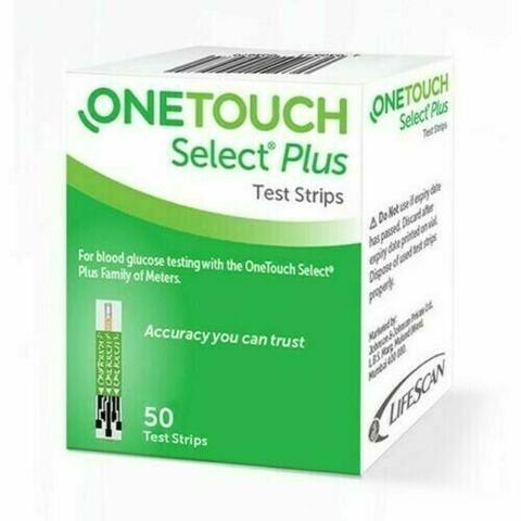 One Touch Select Plus Test Strips - Pack of 50