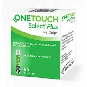 One Touch Select Plus Test Strips - Pack of 50