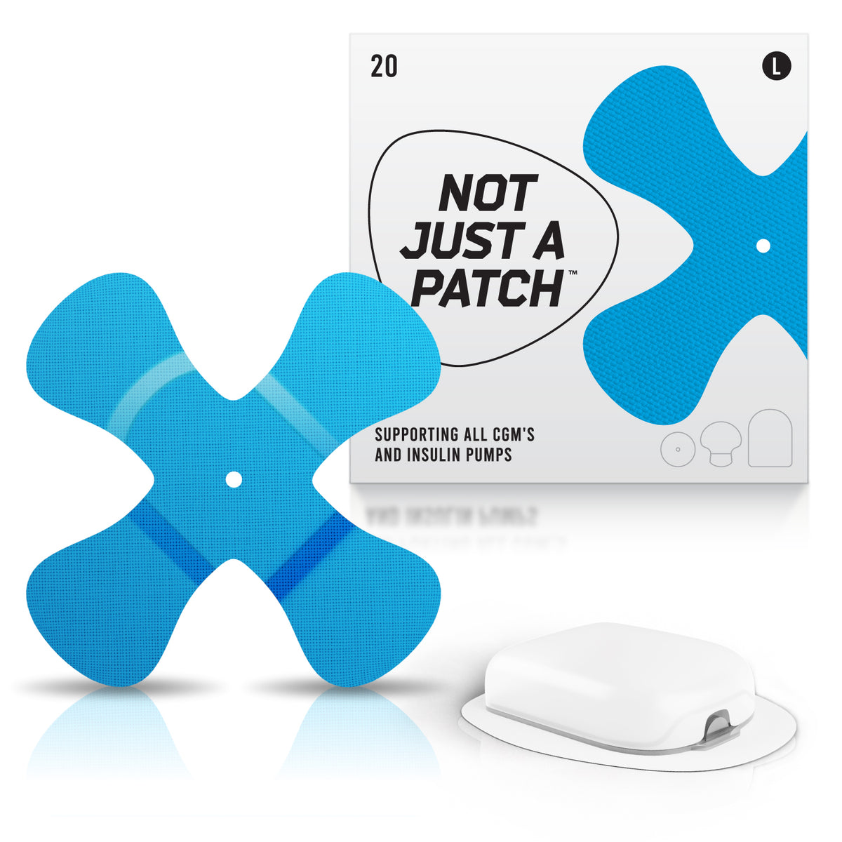 Not Just a Patch X-Patch - Omnipod - 20 Pack - Many Colours Available
