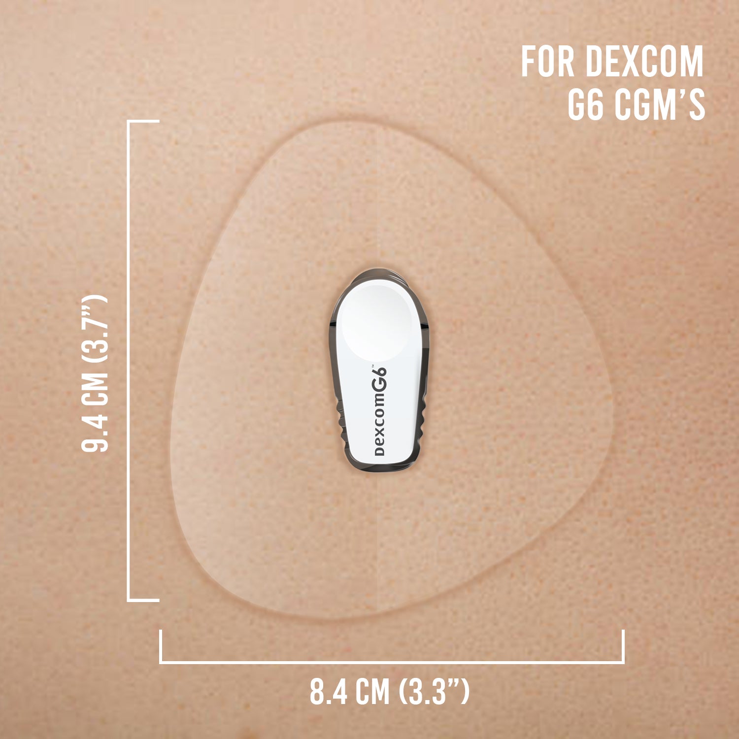 Not Just a Patch Clear - Dexcom G6/One - 20 Pack - Diabeticsupply.co.uk