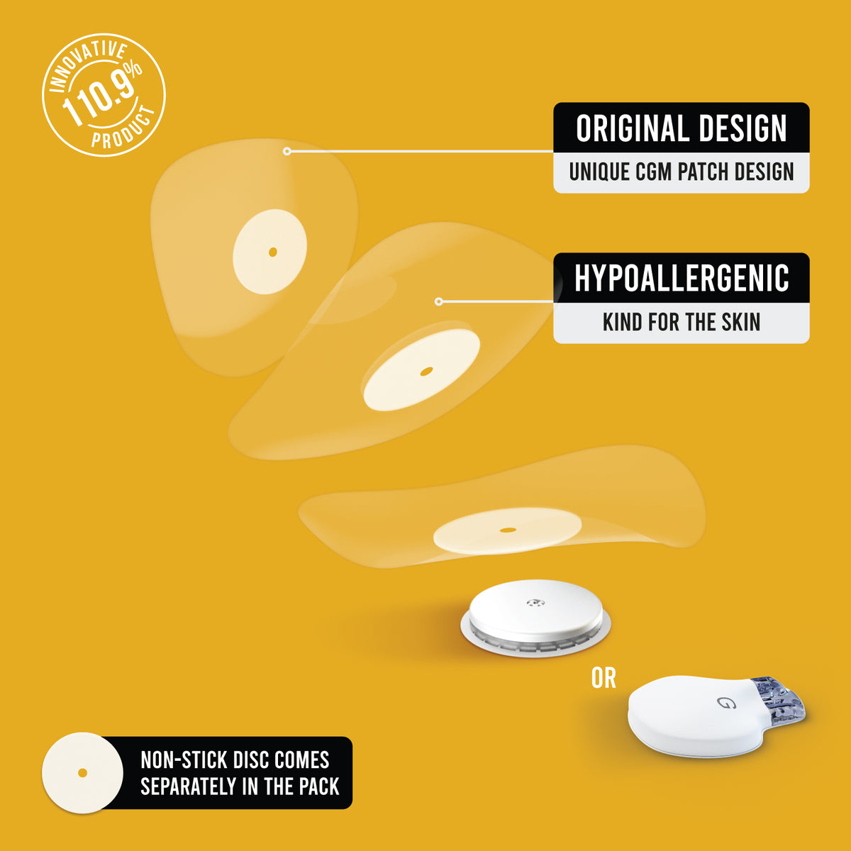 Sample Patch - Not Just a Patch Clear - Freestyle Libre 2 and 3