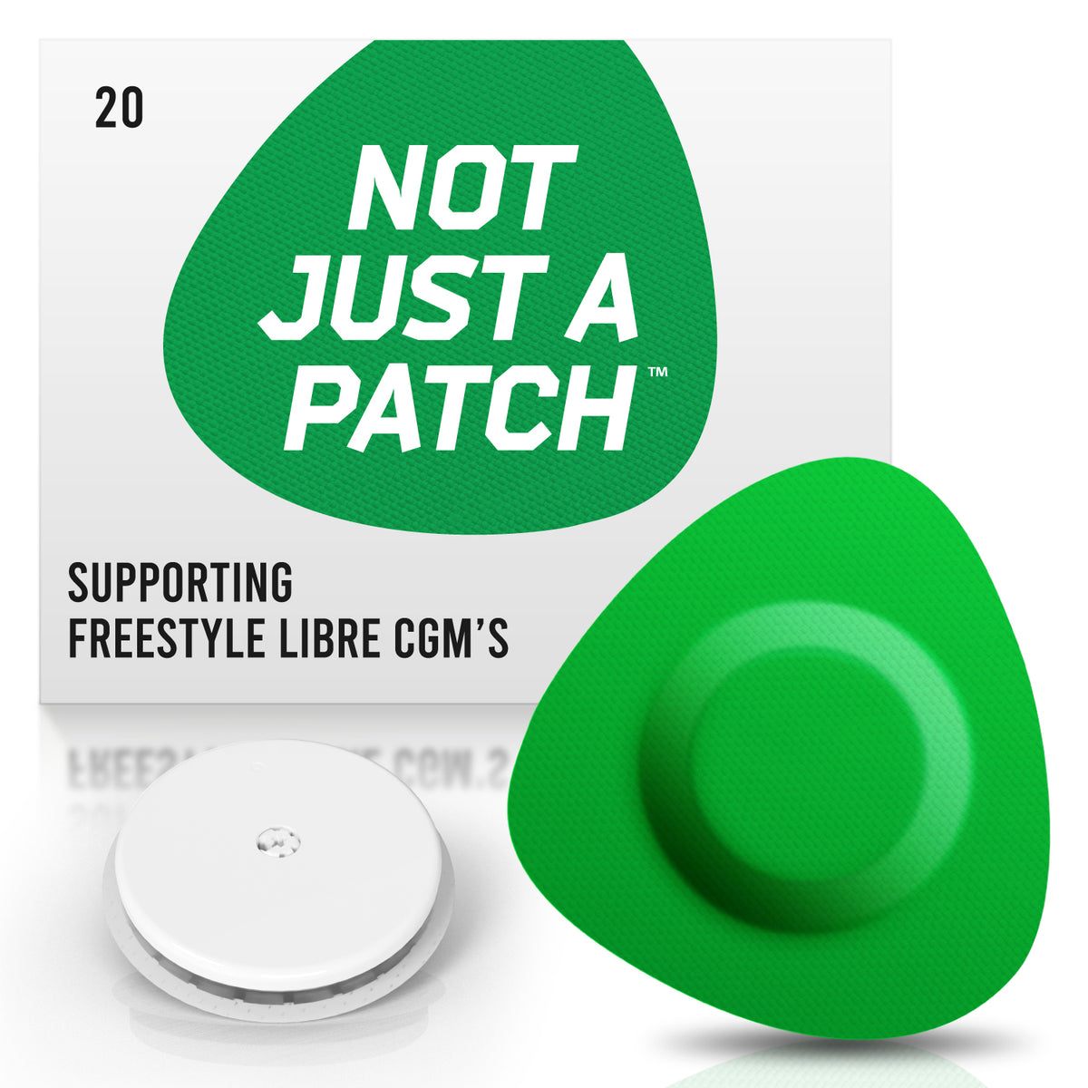 Not Just a Patch - Freestyle Libre 2 or 3 - 20 Pack - Many Colours Available