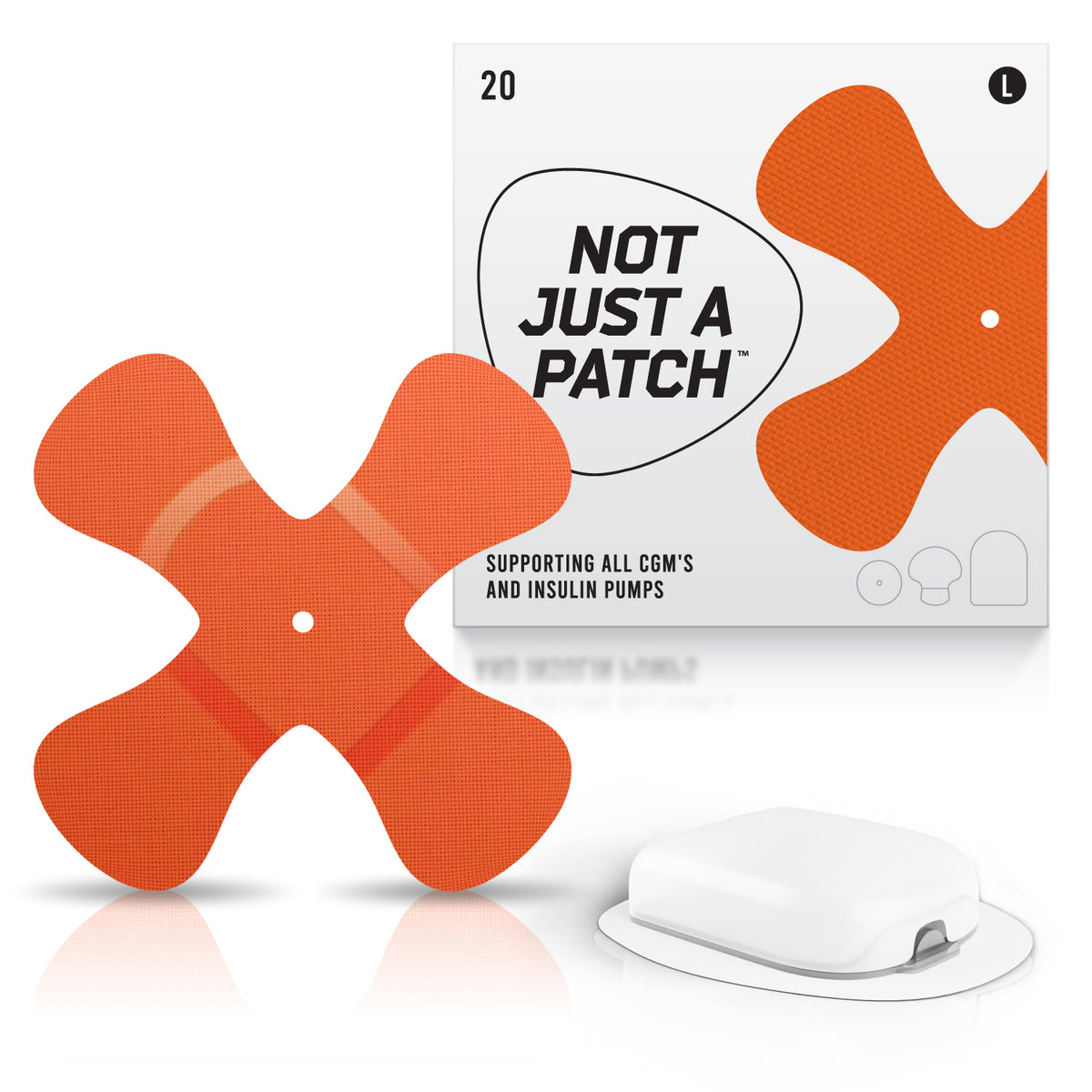 Not Just a Patch X-Patch - Omnipod - 20 Pack - Many Colours Available