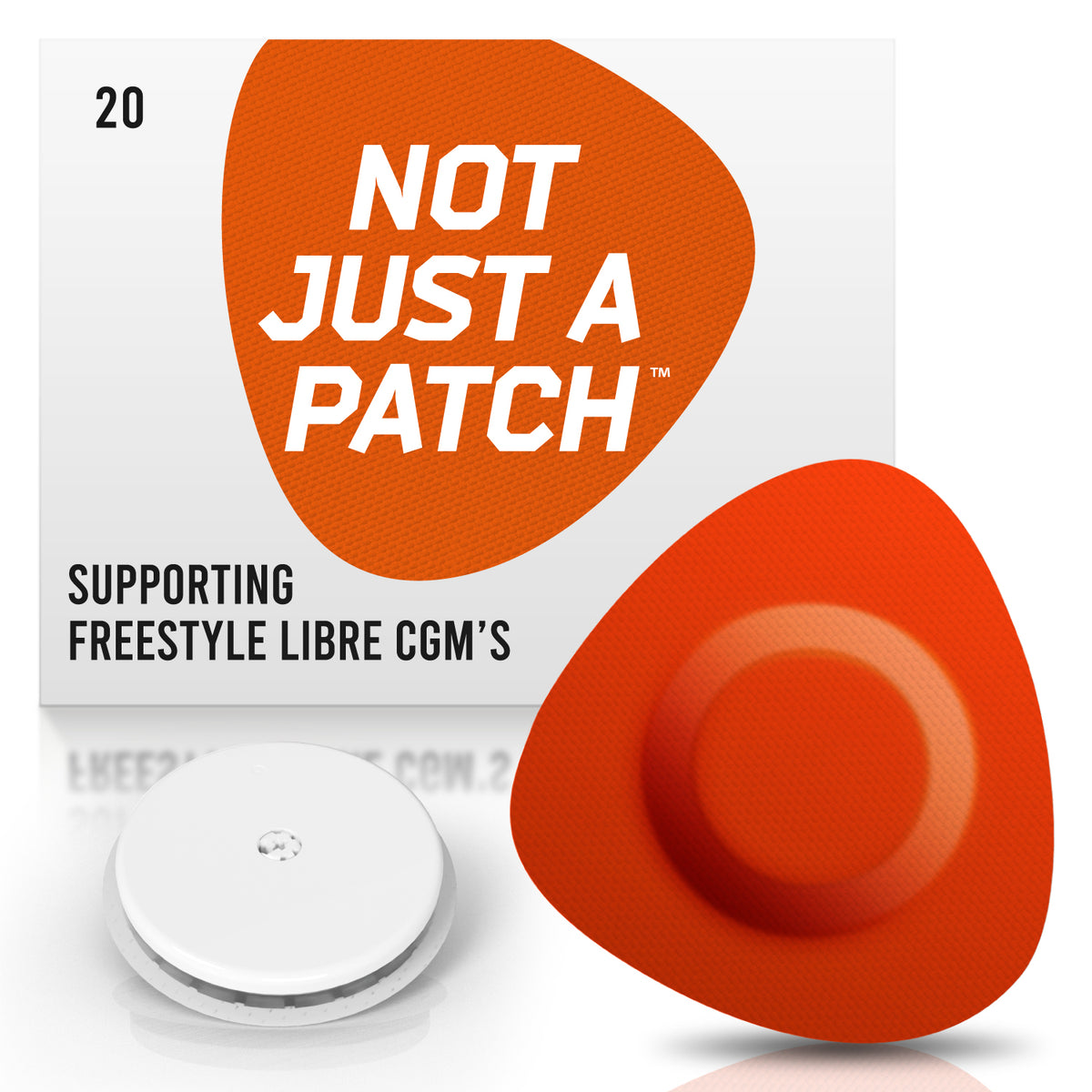 Not Just a Patch - Freestyle Libre 2 or 3 - 20 Pack - Many Colours Available