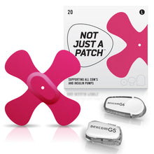 Not Just a Patch X-Patch - Dexcom G6/One - 20 Pack - Many Colours Available
