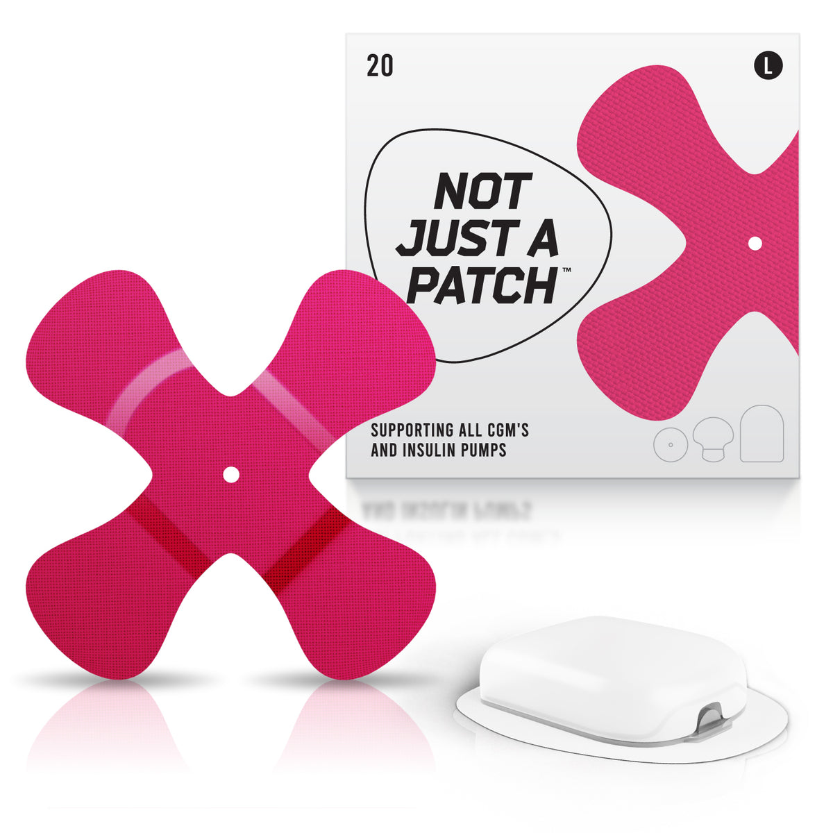 Not Just a Patch X-Patch - Omnipod - 20 Pack - Many Colours Available
