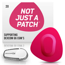 Not Just a Patch - Dexcom G6/One - 20 Pack - Many Colours Available