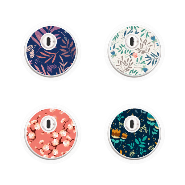 Freestyle Libre 3 Sensor Sticker (Floral Collection) 4pk ...