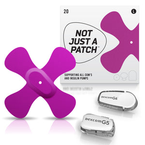Not Just a Patch X-Patch - Dexcom G6/One - 20 Pack - Many Colours Available