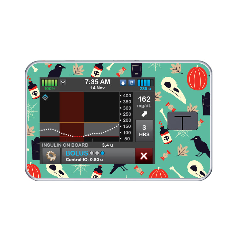 T:slim Cover Sticker (Skulls &amp; Potions)