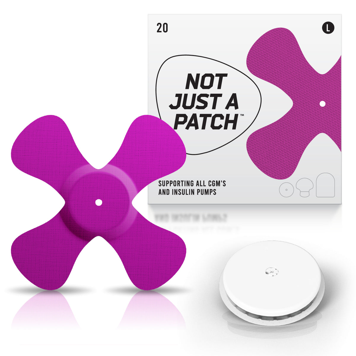 Not Just a Patch X-Patch - Freestyle Libre 2 - 20 Pack - Many Colours Available