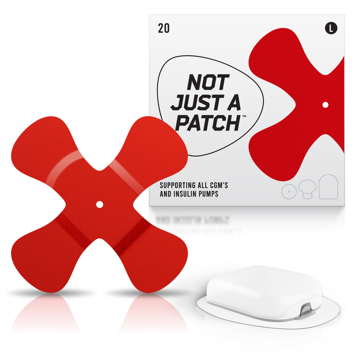 Not Just a Patch X-Patch - Omnipod - 20 Pack - Many Colours Available