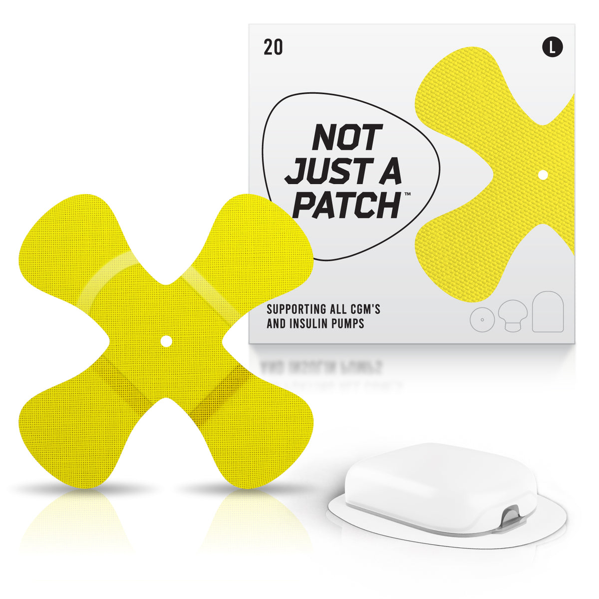 Not Just a Patch X-Patch - Omnipod - 20 Pack - Many Colours Available