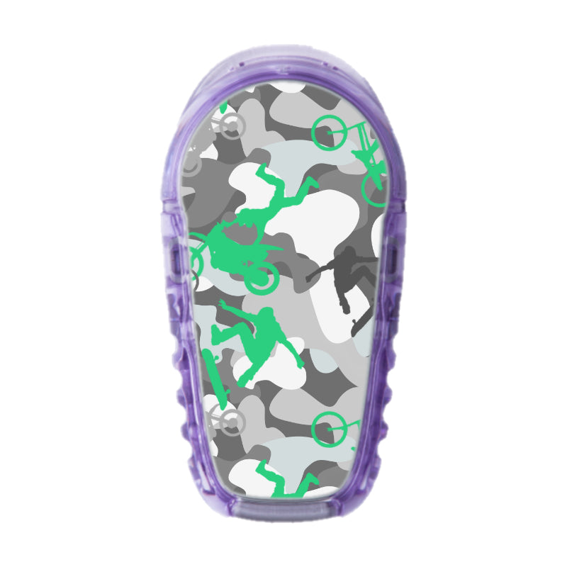 Dexcom G6/One Sensor Sticker (Action Camo) - Diabeticsupply.co.uk