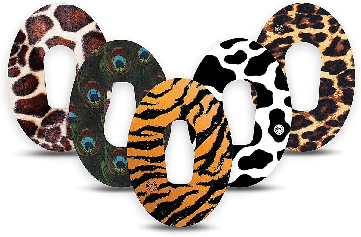 ExpressionMed Dexcom G6 Animal Print Variety Patch Pack