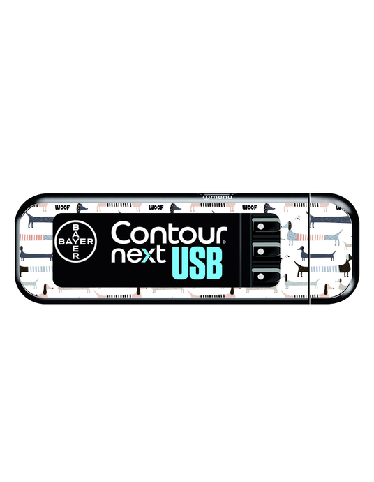 Bayer Contour Next USB Vinyl Sticker (Hot Dog)