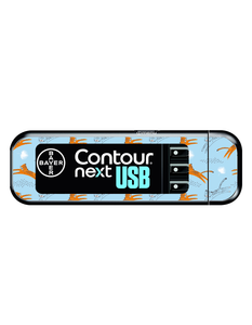 Bayer Contour Next USB Vinyl Sticker (Leaping Cheetahs)