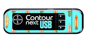 Bayer Contour Next USB Vinyl Sticker (Surfboards)