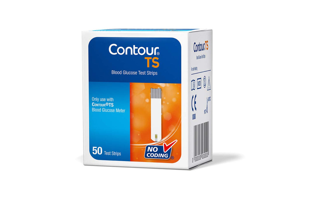 Contour TS Blood Glucose Test Strips - Pack of 50