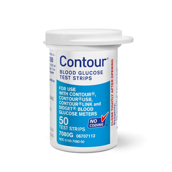 Contour Blood Glucose Test Strips Pack of 50 Diabeticsupply.co.uk