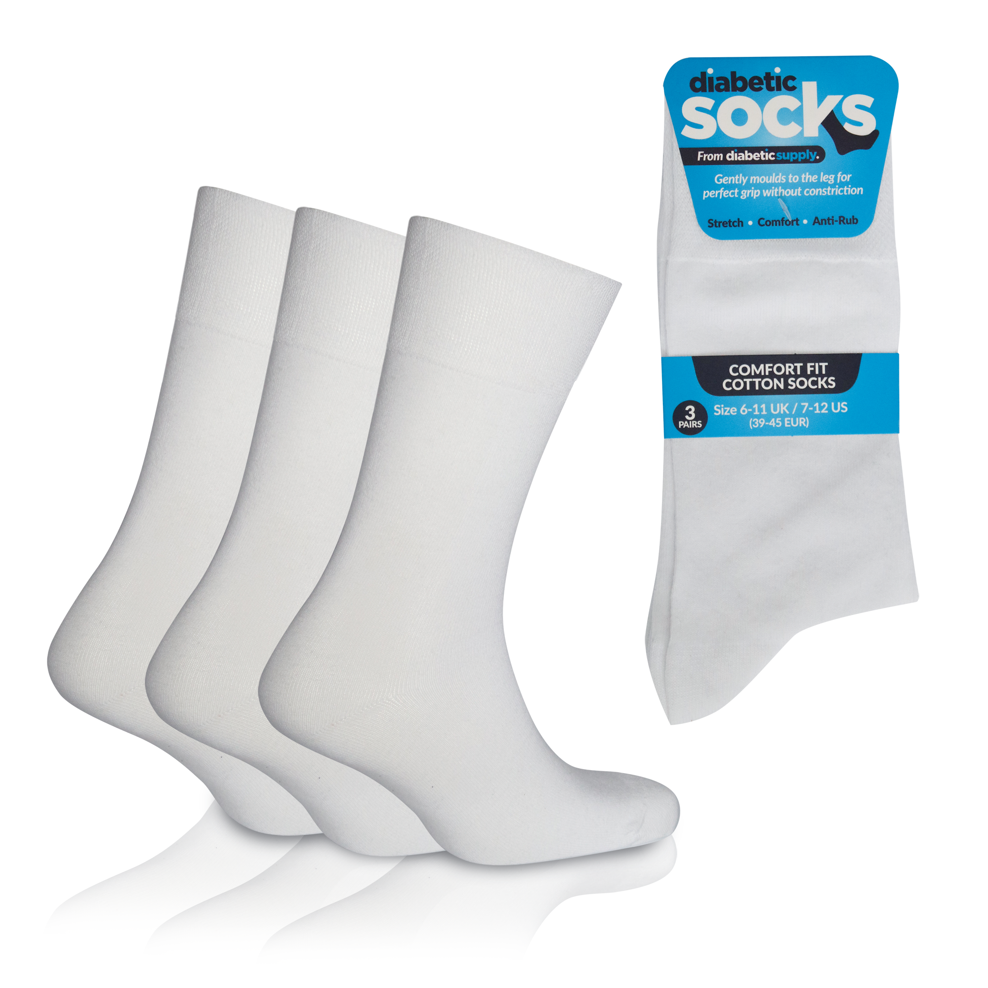 Long white discount socks mens