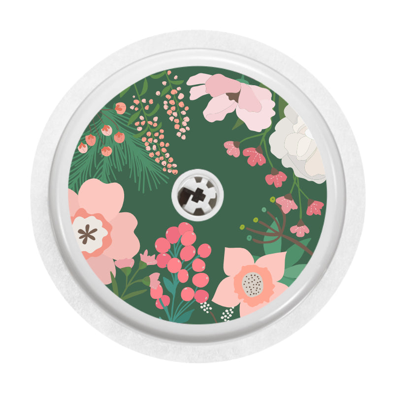 Freestyle Libre 2 Sensor Cover (Dark Bouquet)