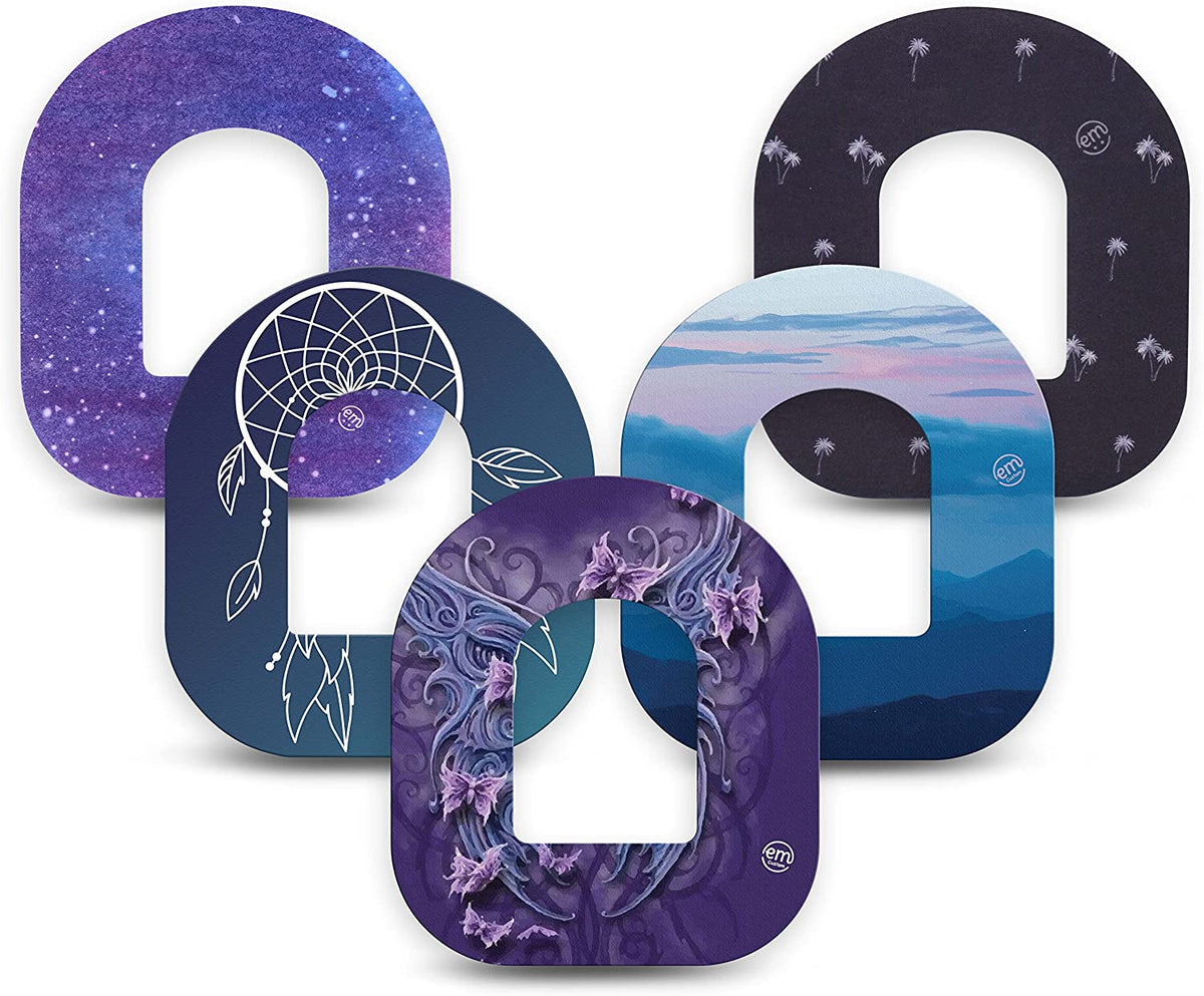 ExpressionMed Omnipod Dreamy Escapes Variety Patch 5 Pack