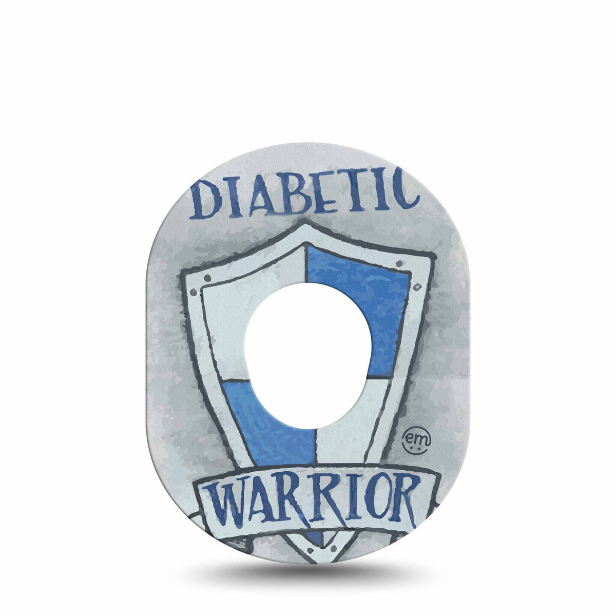 ExpressionMed Diabetic Warrior Adhesive Patch Dexcom G7/Dexcom ONE+