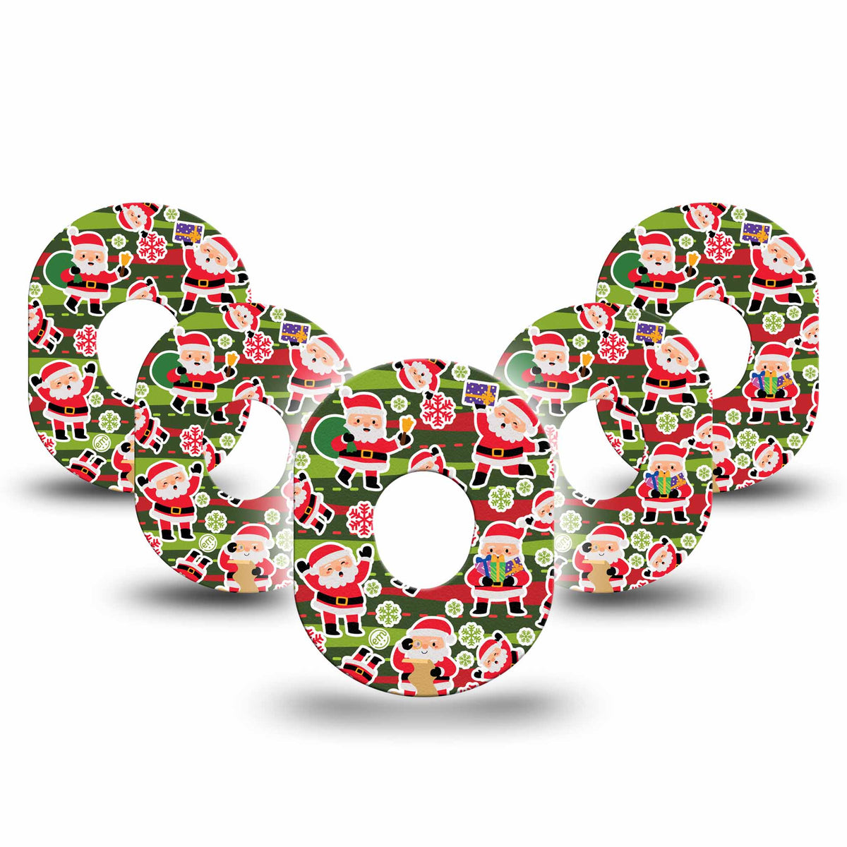 ExpressionMed Santa Sticker Bomb Adhesive Patch Dexcom G7/Dexcom ONE+