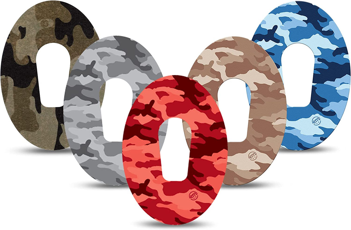 ExpressionMed Dexcom G6 Camo Variety Patch 5 Pack