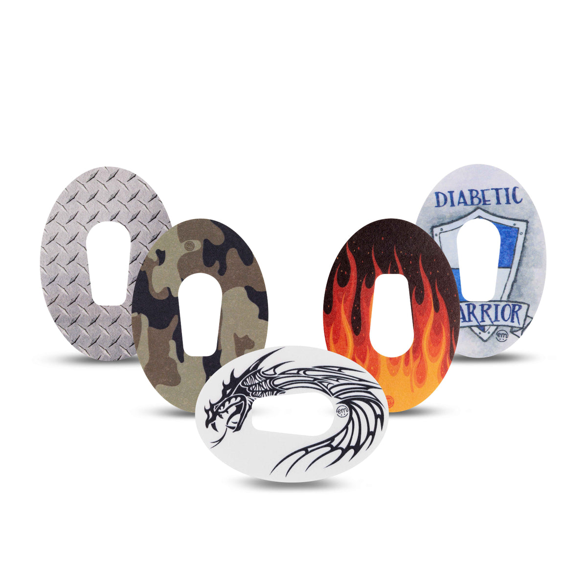 ExpressionMed Dexcom G6 Warrior Variety Patch 5 Pack