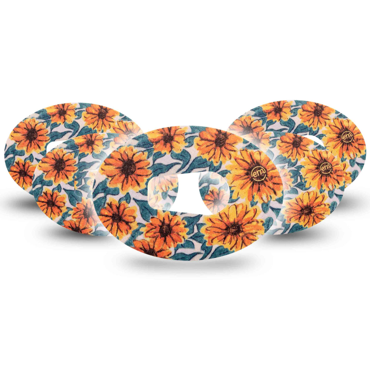 ExpressionMed Sunflower Adhesive Patch Dexcom G6/One