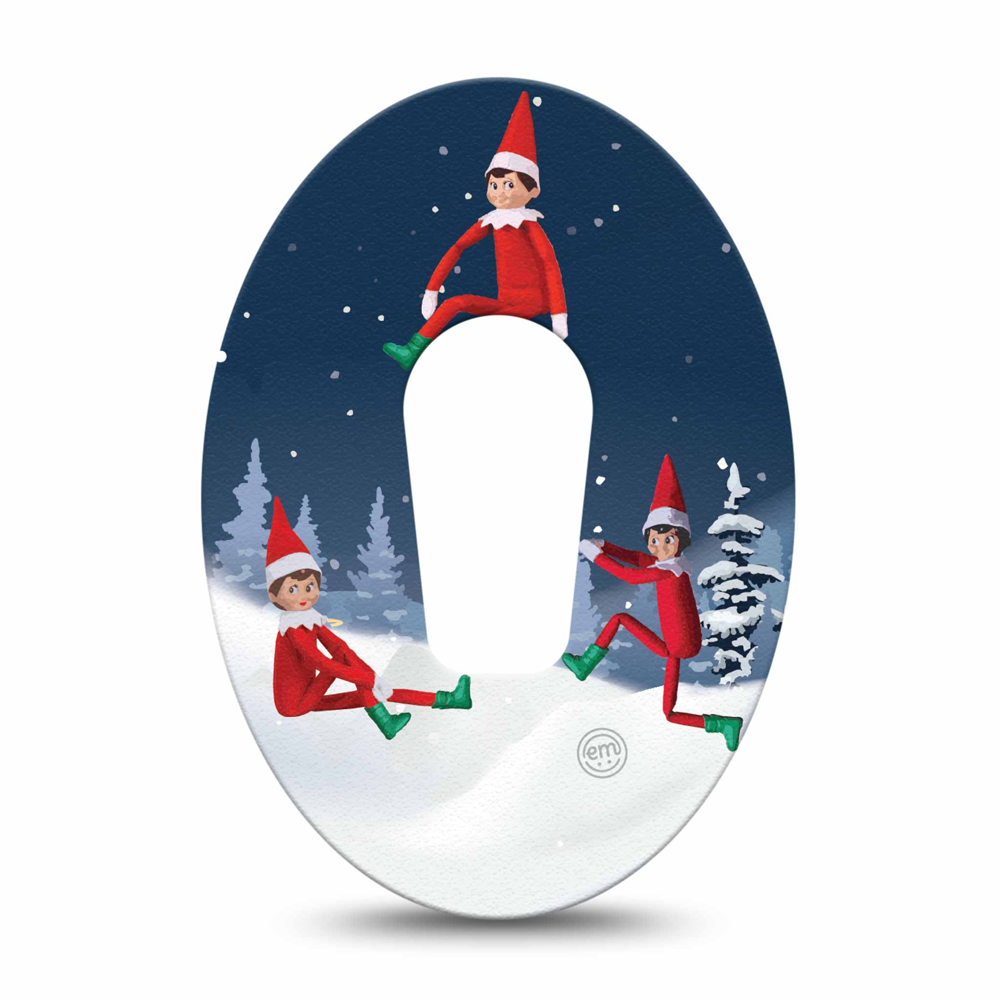 ExpressionMed Mischievous Elves Adhesive Patch Dexcom G6/One