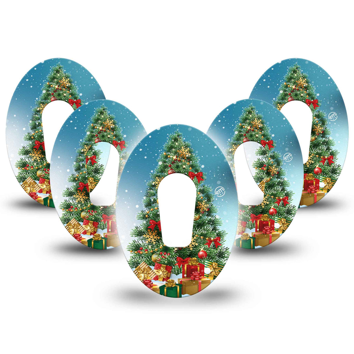 ExpressionMed Oh Christmas Tree Adhesive Patch Dexcom G6/One
