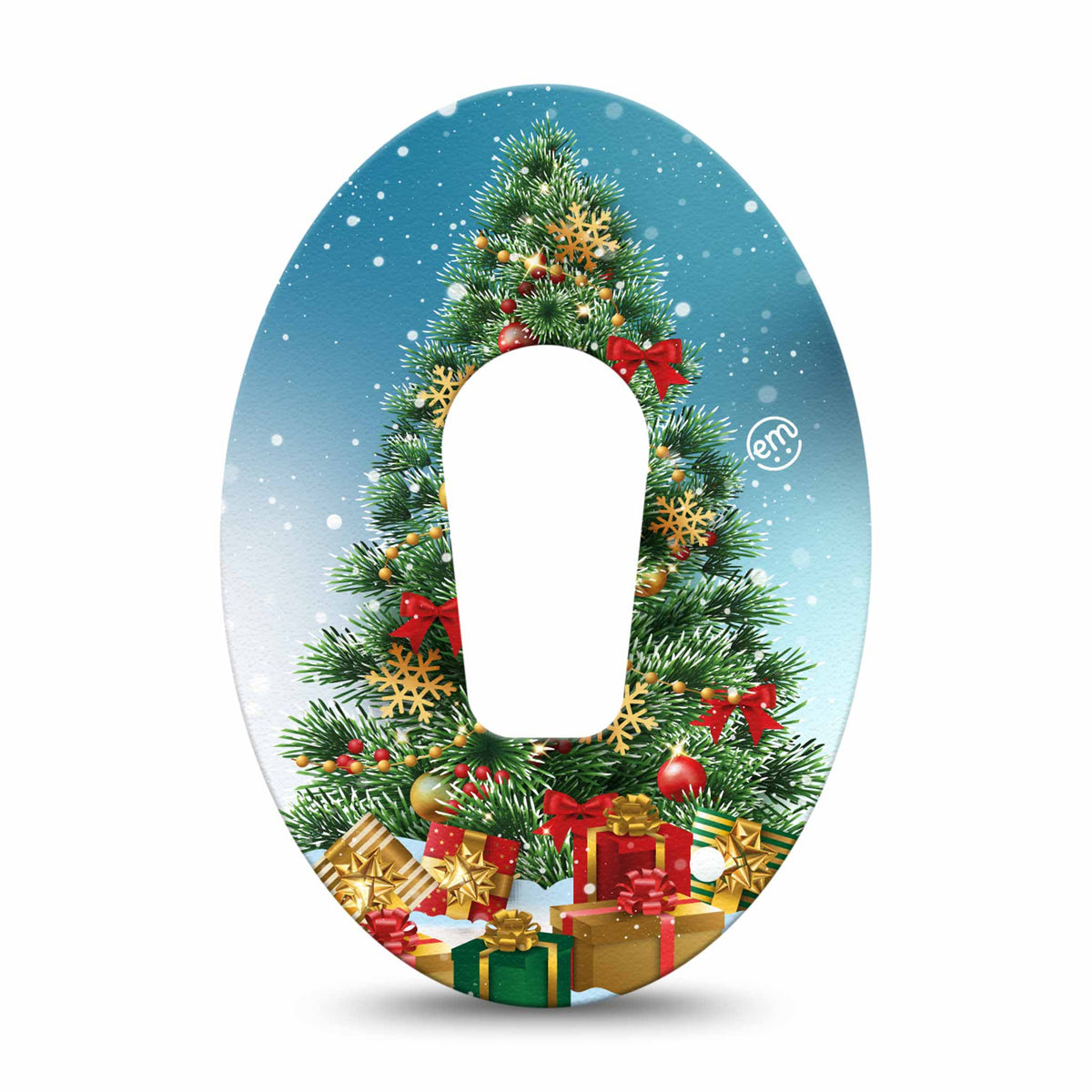 ExpressionMed Oh Christmas Tree Adhesive Patch Dexcom G6/One
