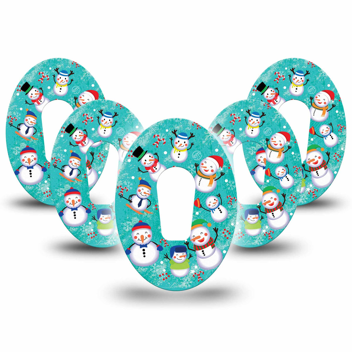 ExpressionMed Snowman Celebration Adhesive Patch Dexcom G6/One
