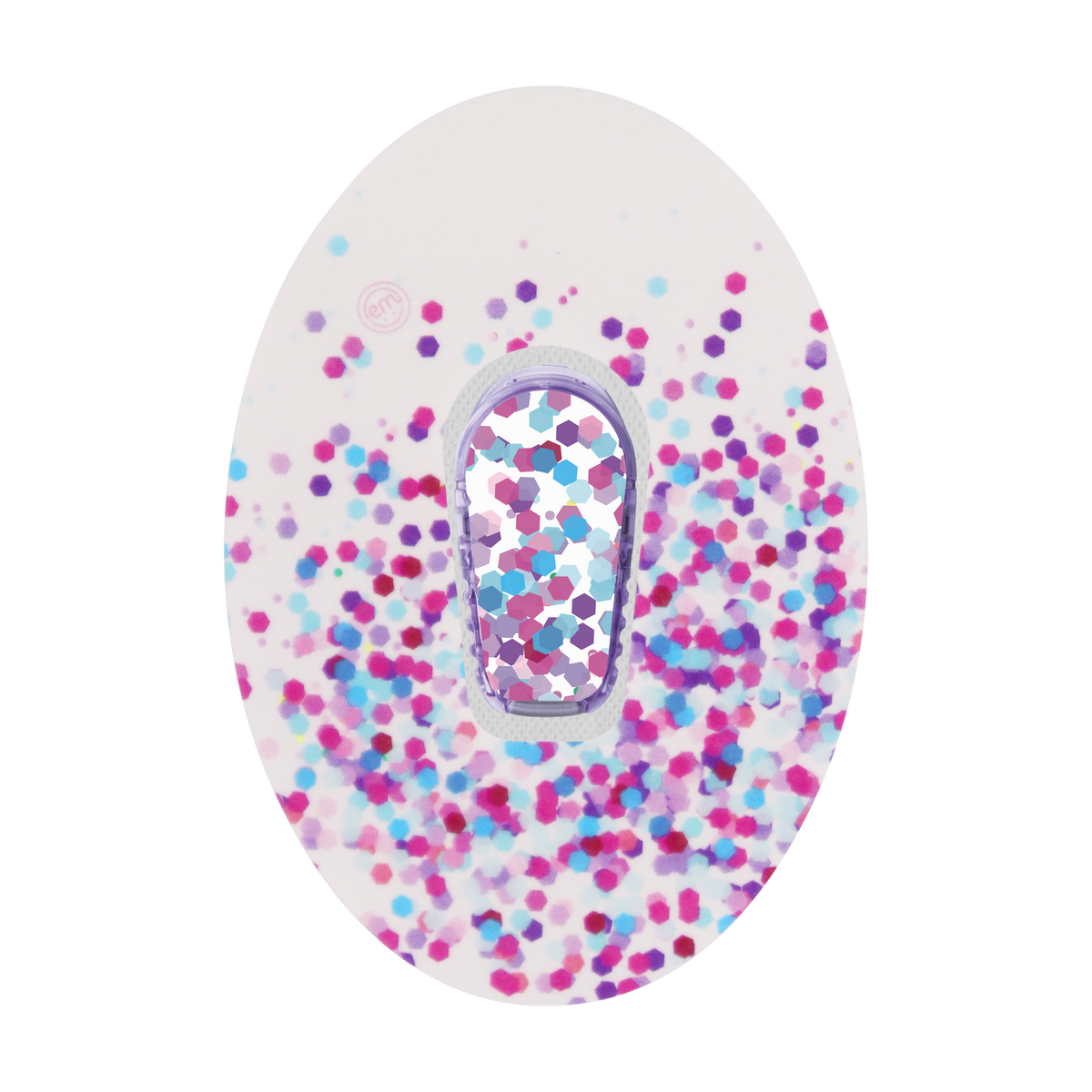 ExpressionMed Dexcom G6 Transmitter Sticker (Confetti)
