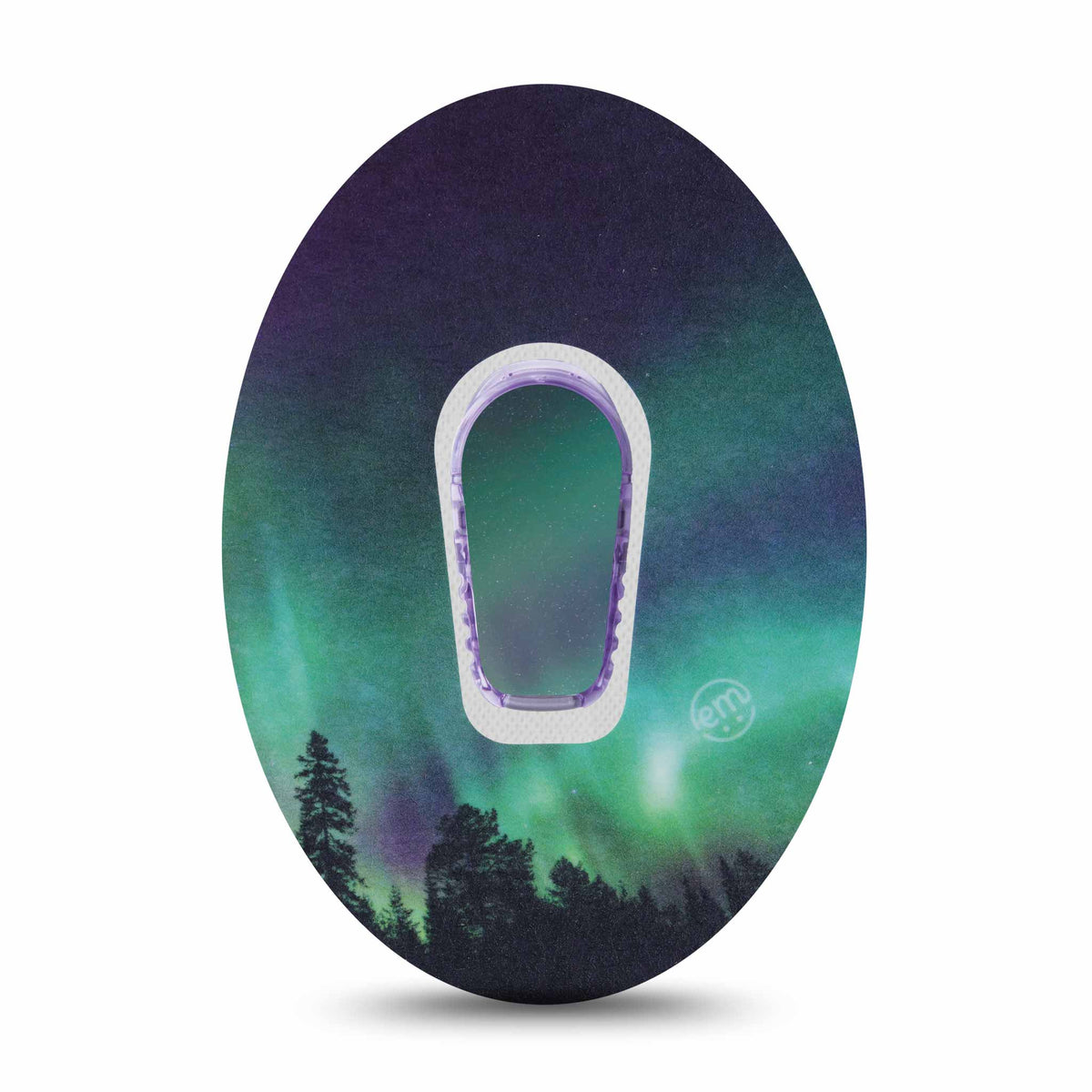 ExpressionMed Dexcom G6 Transmitter Sticker (Northern Lights)