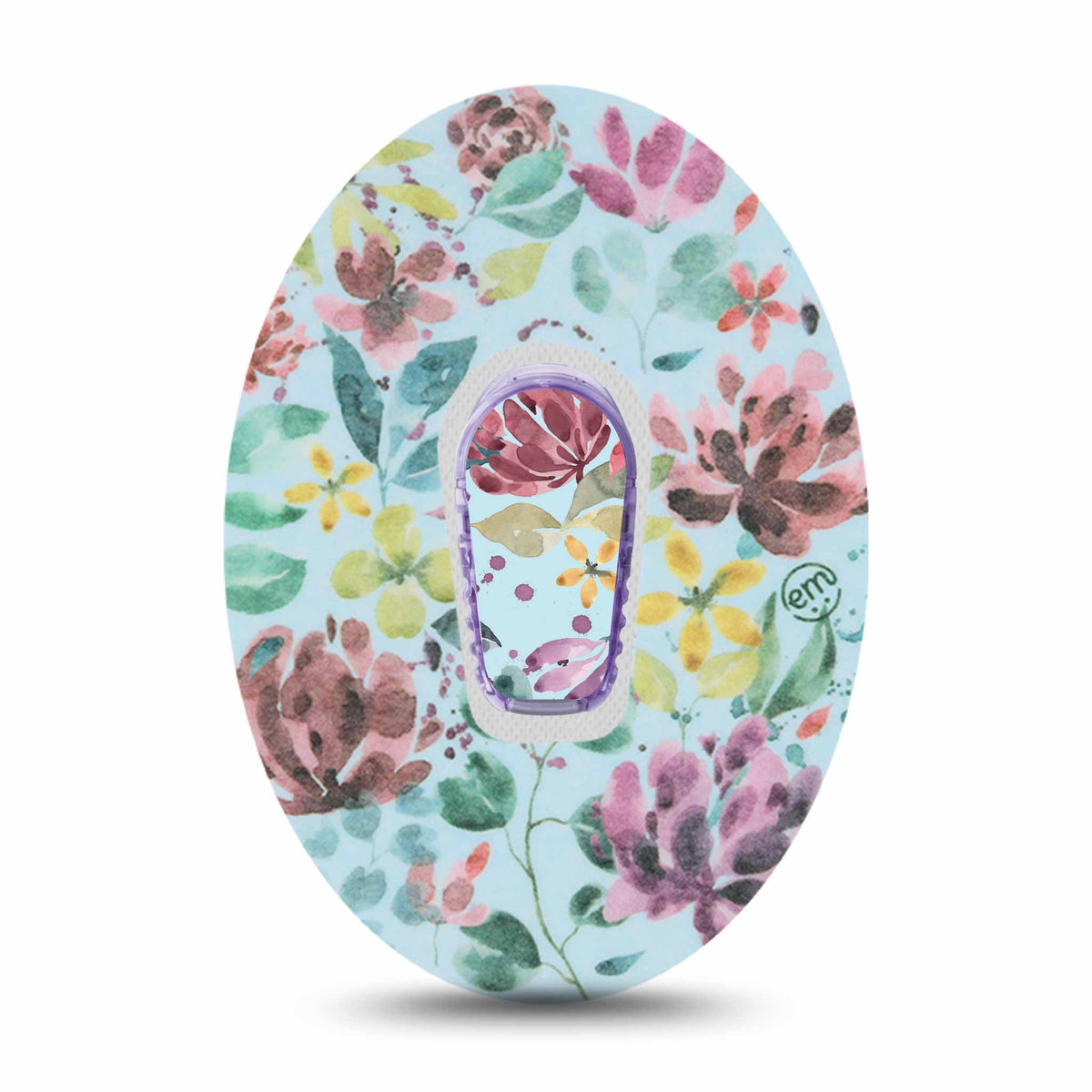 ExpressionMed Dexcom G6/One Transmitter Sticker (Botanical Blooms)