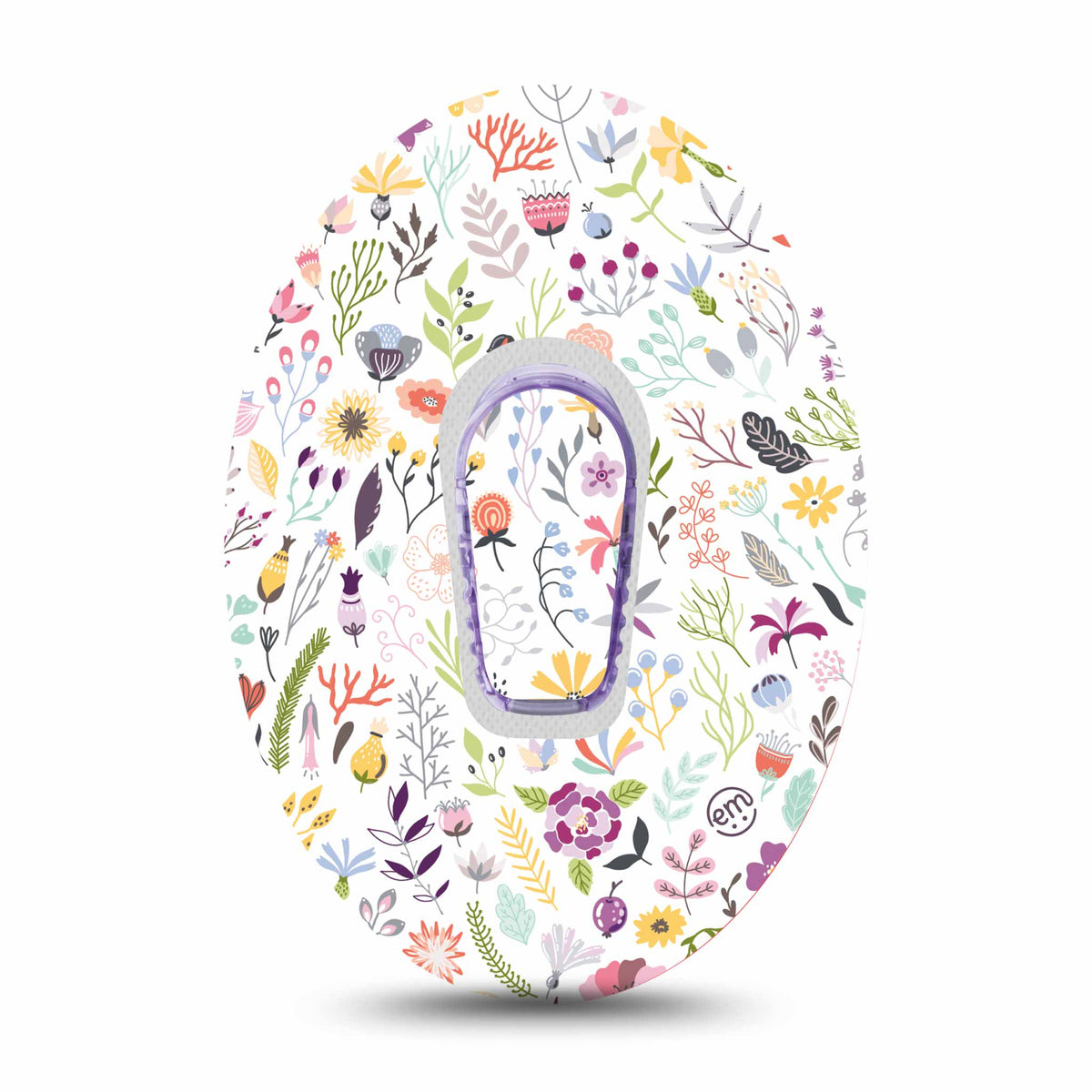 ExpressionMed Dexcom G6/One Transmitter Sticker (Springy Stems)